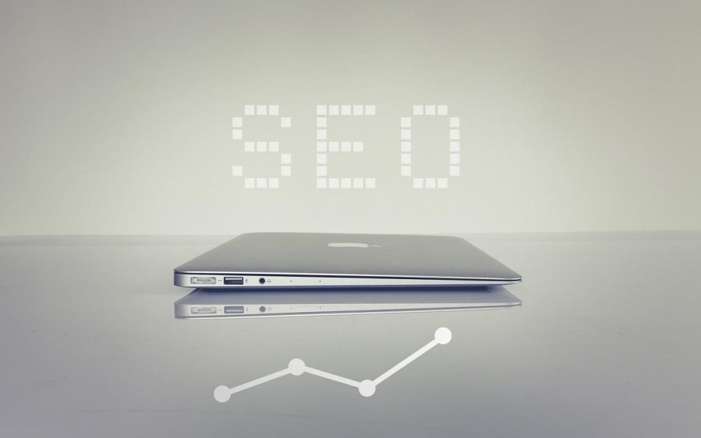 Visuele weergave van On-Page SEO componenten: keyword-optimalisatie, title tags, meta-beschrijvingen, interne links en techni