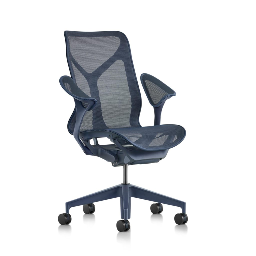 Herman Miller Aeron Mineral bureaustoel in elegante Mineral-kleur, ergonomisch ontworpen voor comfort en stijl in elk interie